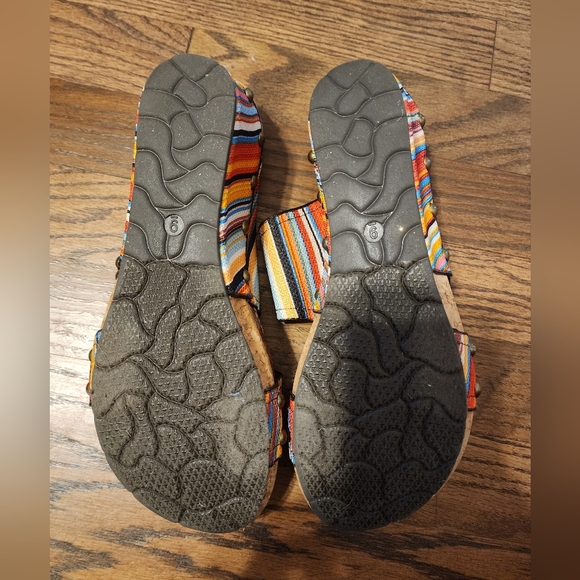 Volatile Multicolor Striped Sandals - Picture 2 of 7